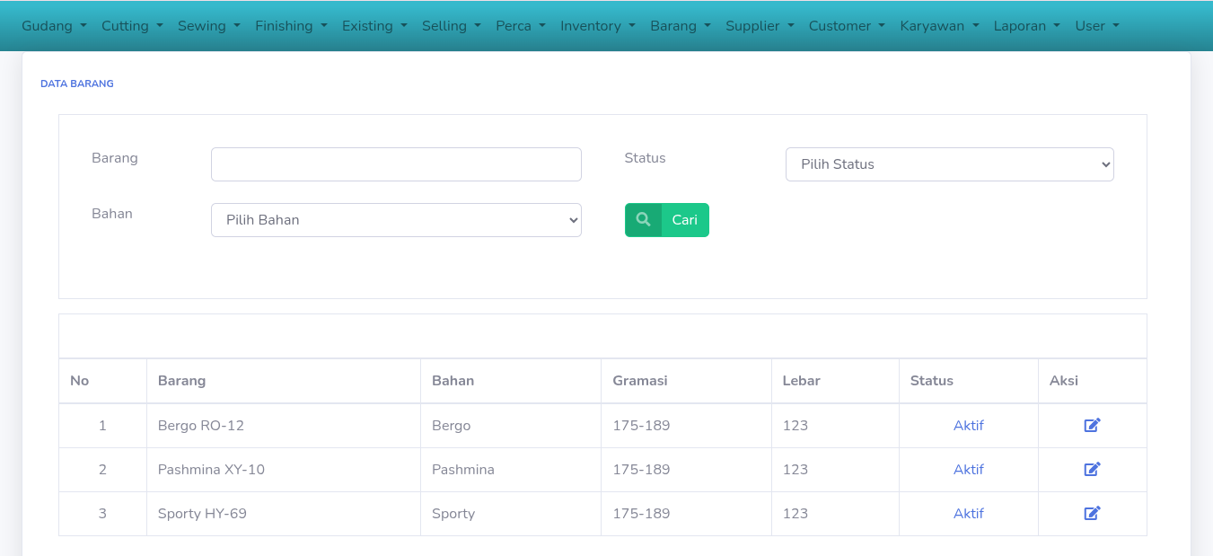 Dashboard siMADU - Pinguincode